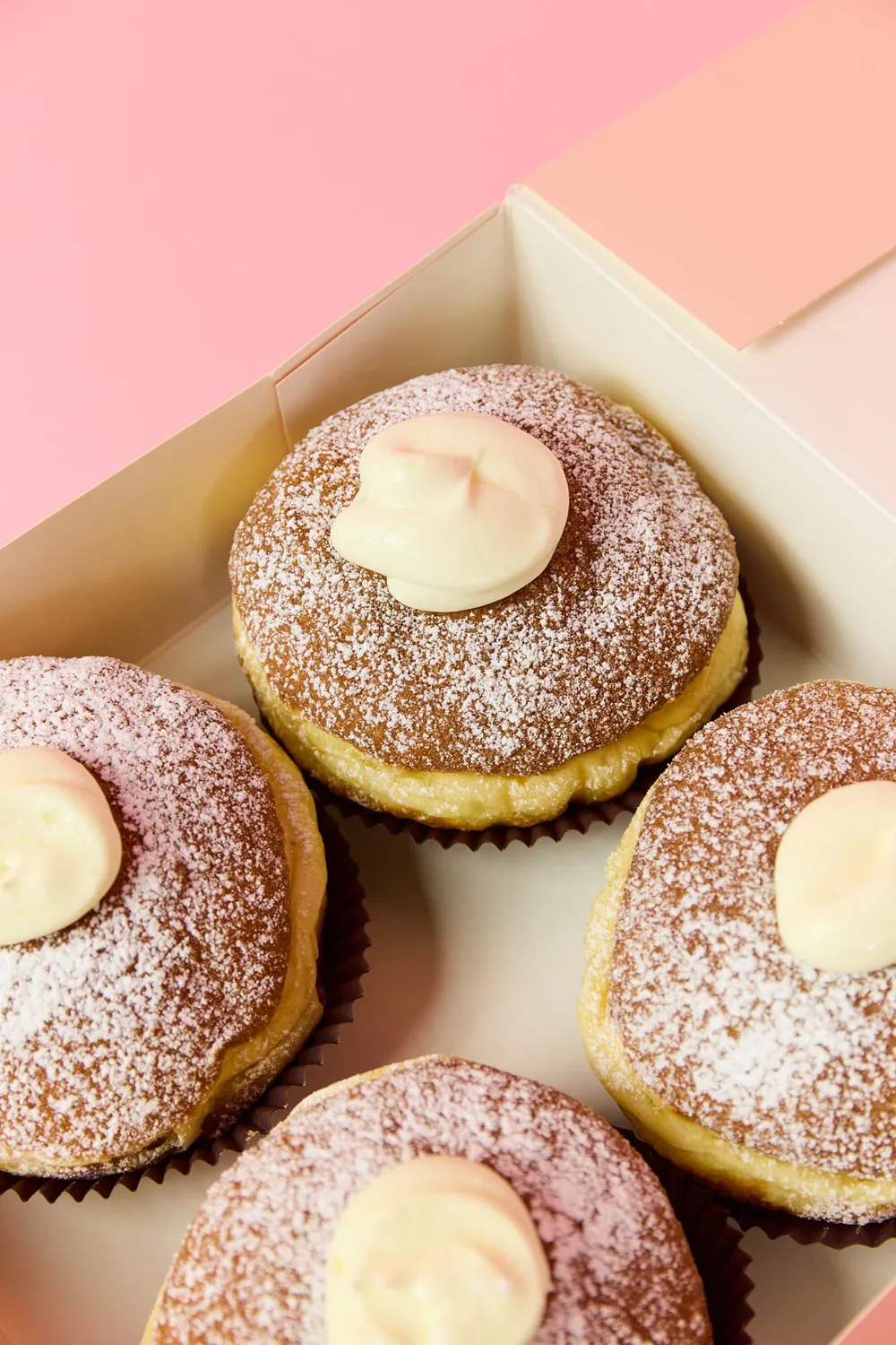 Blikle Patissiere box bomboloni 4 pezzi crema e cioccolato