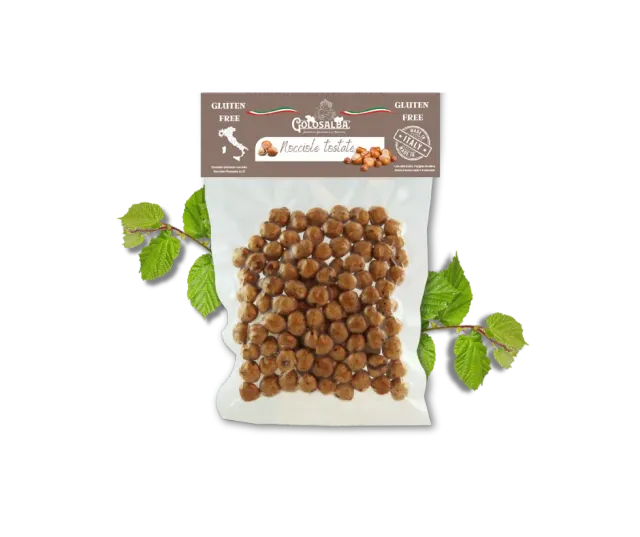 Golosalba Nocciole Piemonte IGP tostate sottovuoto 200g pure