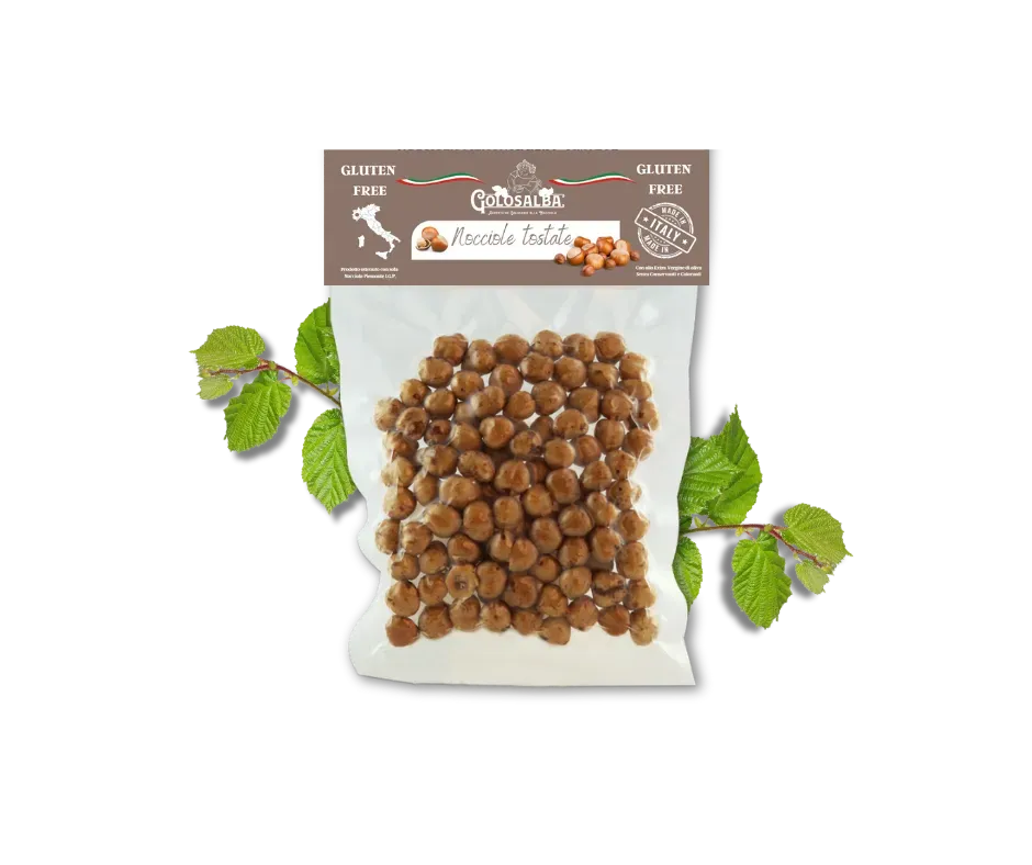Golosalba Nocciole Piemonte IGP tostate sottovuoto 200g pure