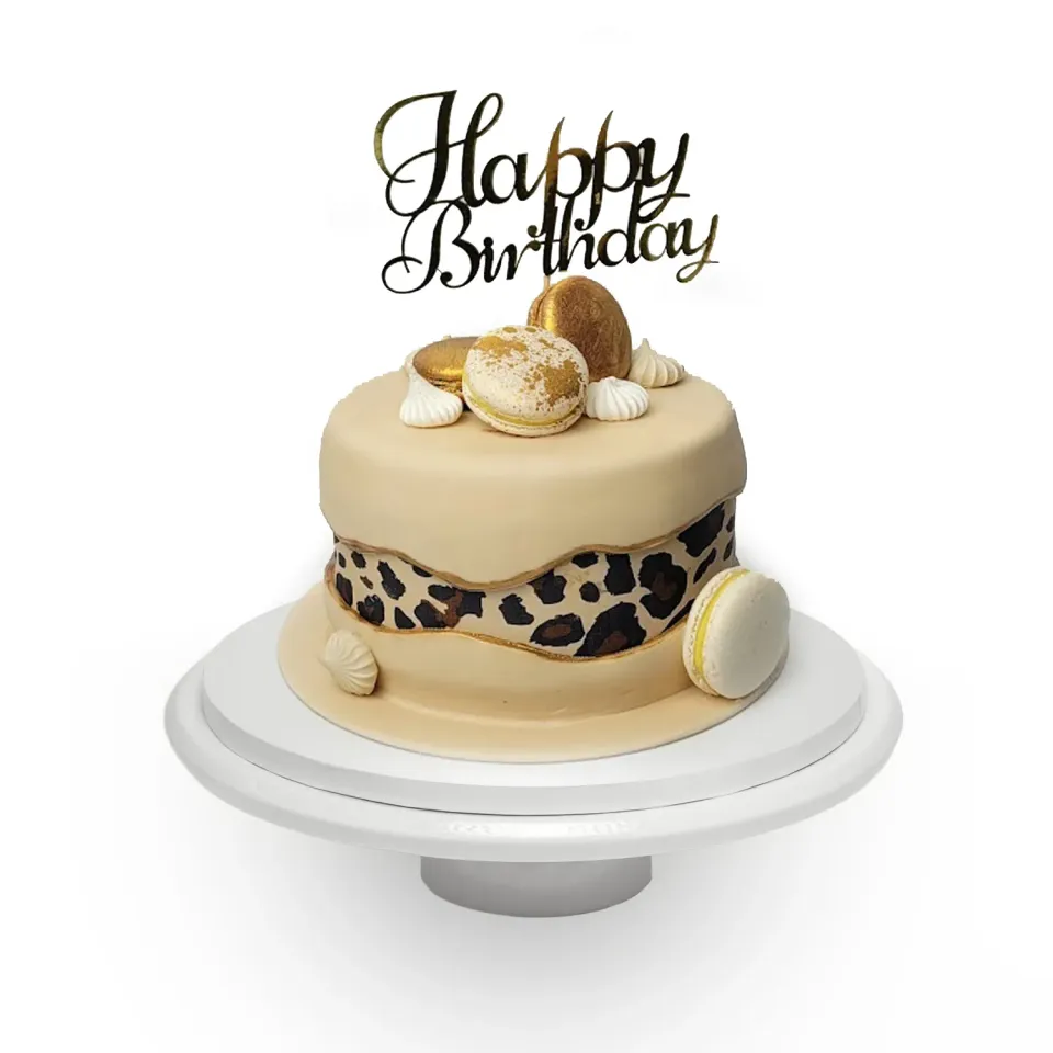 Blikle Happy Birthday 211 torta compleanno con macarons