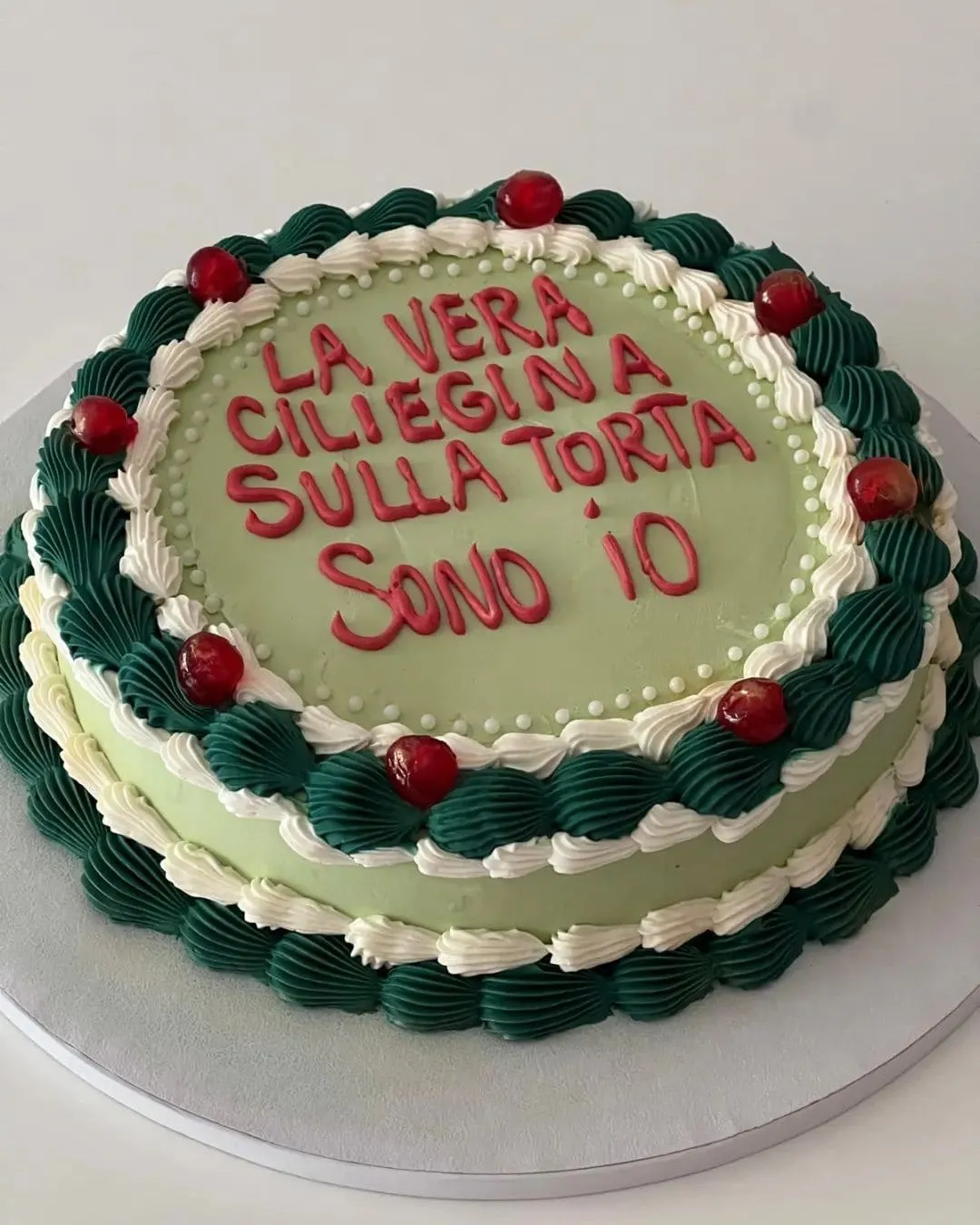 Pasta di Zucchero Lab Lambeth Cake Torta Tonda 10 Porzioni