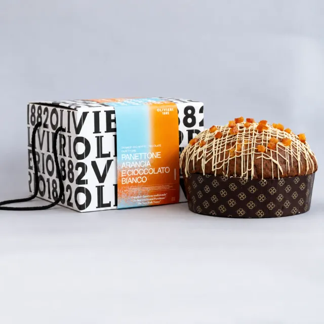 Olivieri 1882 Panettone Arancia Cioccolato Bianco 1 kg