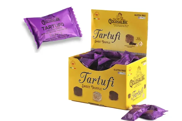 Golosalba tartufo dolce nocciola fondente piemontese