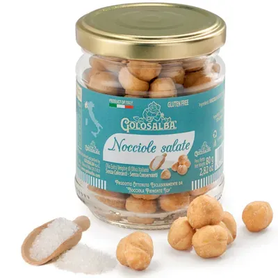 Golosalba Nocciole Piemonte IGP Salate 100 g Vetro