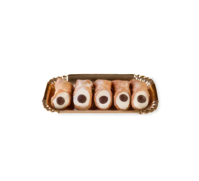 Acquolina in Bocca Cannolo Siciliano vassoio 200 gr crema latte