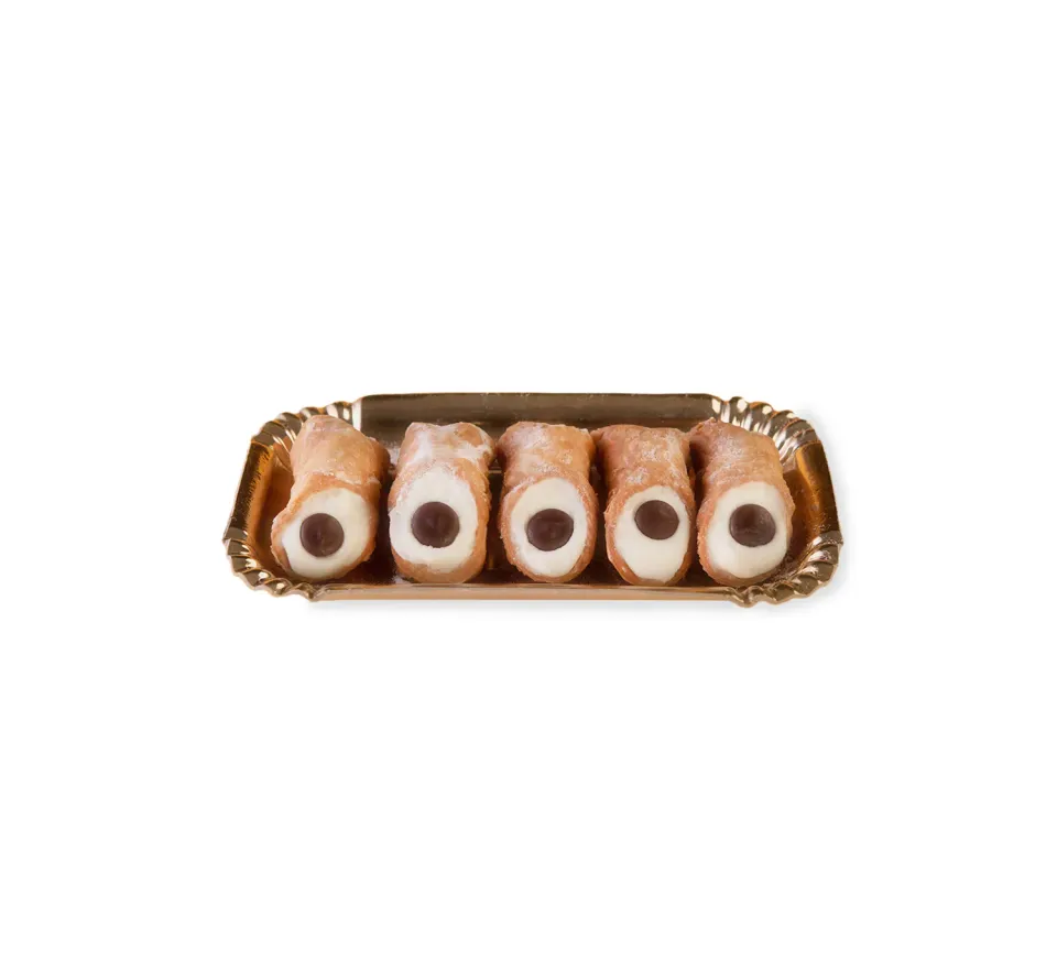Acquolina in Bocca Cannolo Siciliano vassoio 200 gr crema latte