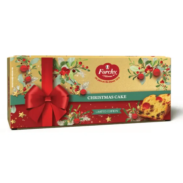 FORCHY Christmas Cake plumcake natalizio 12 fette