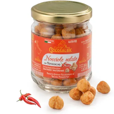 Golosalba Nocciole Piemonte IGP Piccanti 80 g Vetro
