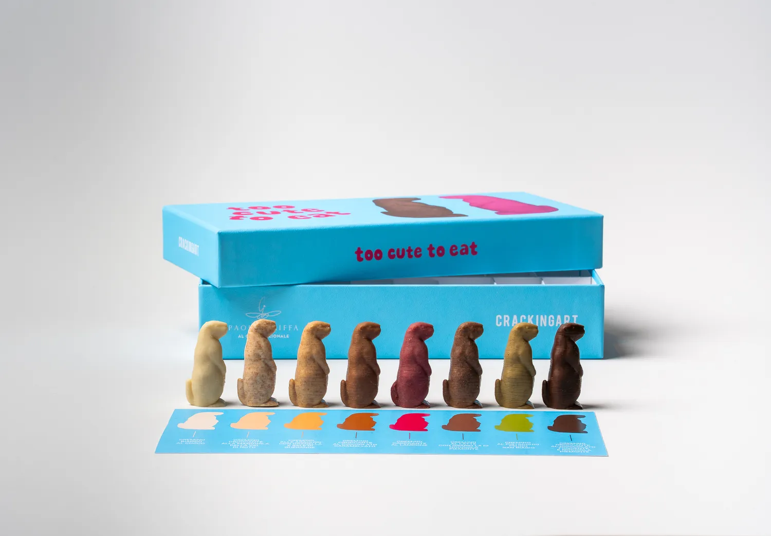 Paolo Griffa Too Cute To Eat marmotte cioccolatini 16 pz