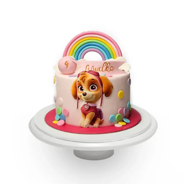 Blikle Paw Patrol Skye 102 torta bimba 12 porzioni arcobaleno