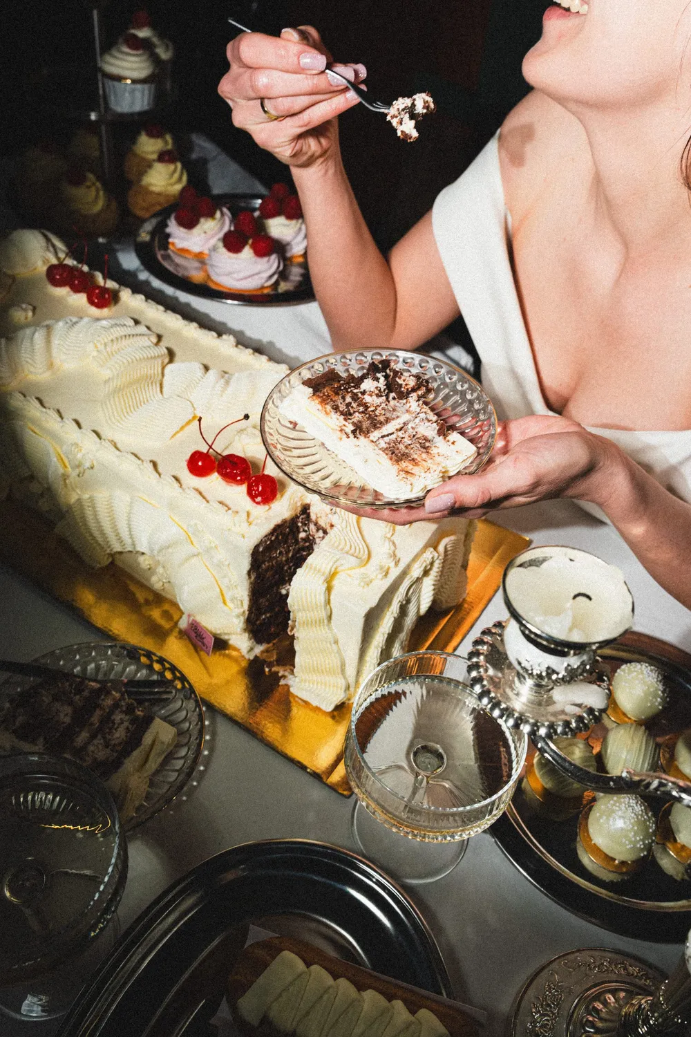 Blikle Wisniowa Fantazja torta nuziale 50 porzioni amarena