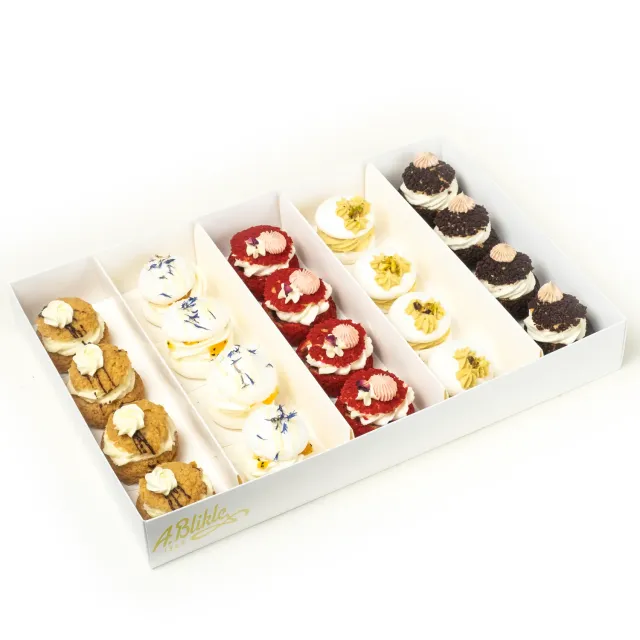 Blikle Catering N.4 box mignon 20 pezzi beze bignè