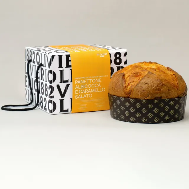 Olivieri 1882 Panettone Albicocca Caramello Salato 1 kg