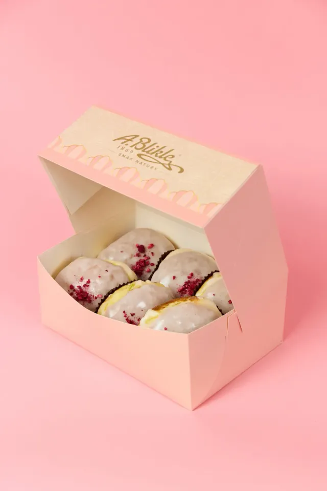 Blikle Paczki Matcha Lampone Bomboloni 6 Pezzi