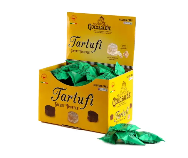 Golosalba Tartufo Piemontese cioccolato bianco nocciola