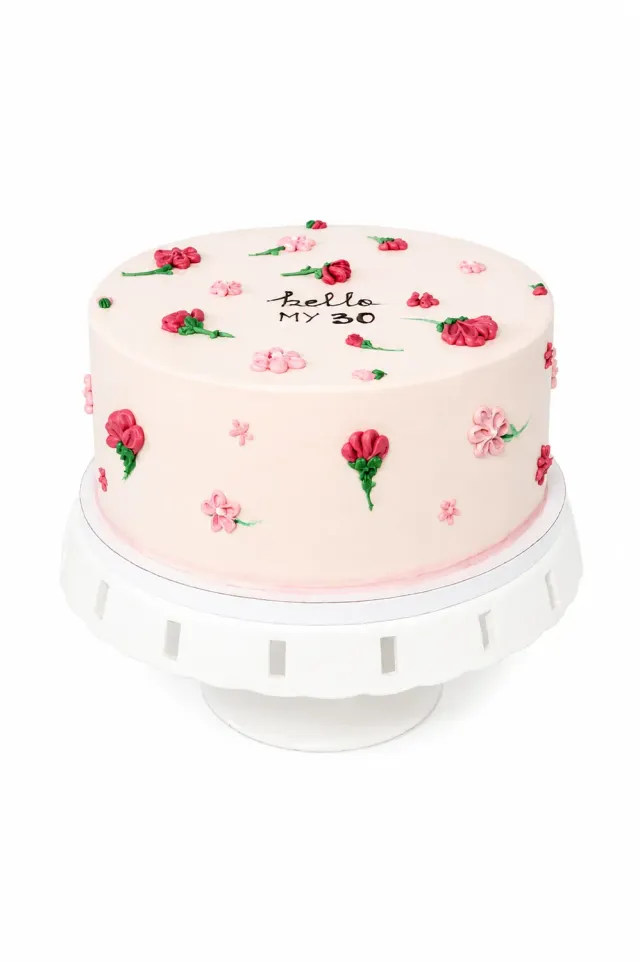 Blikle Hello 30 torta compleanno 20 porzioni fiorellini