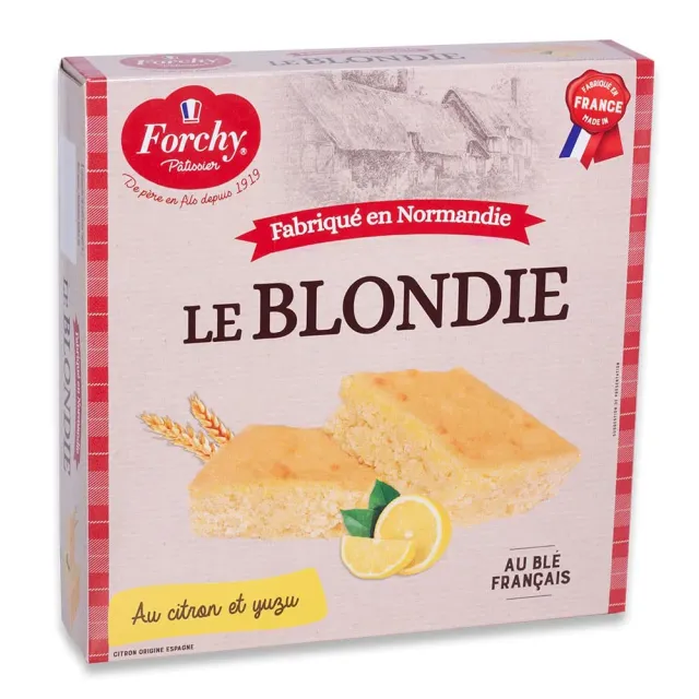 Forchy Blondie Citron et Yuzu dolce limone e yuzu
