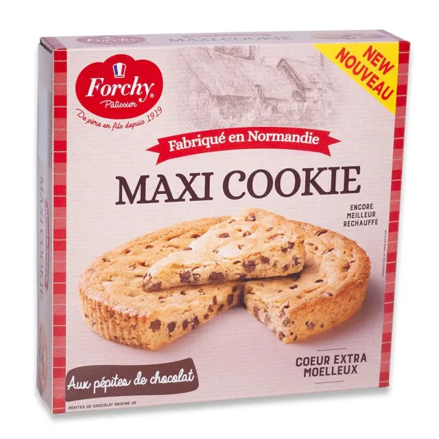 FORCHY Maxi Cookie biscotto pepite cioccolato