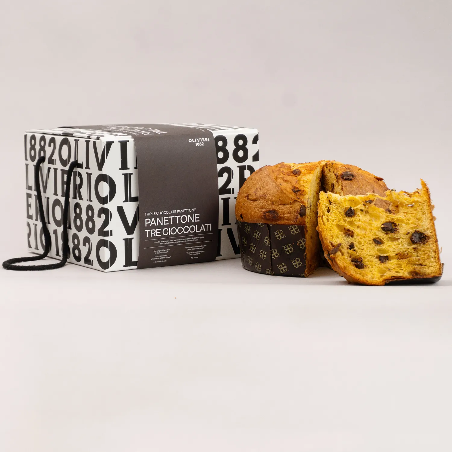 Olivieri 1882 Panettone Triplo Cioccolato 1 kg