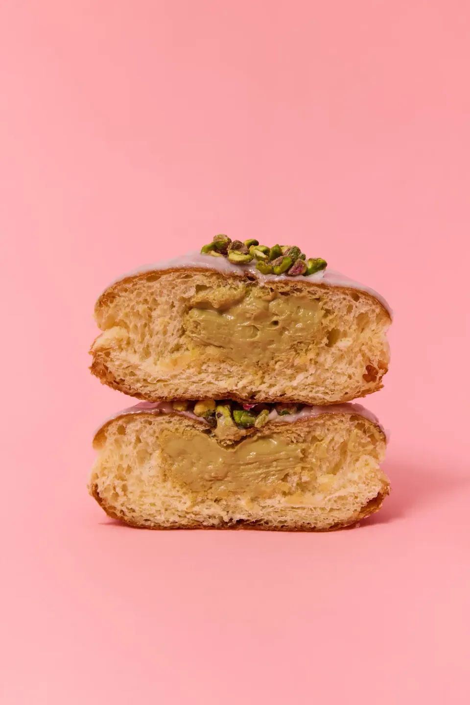 Blikle Bombolone Pistacchio glassato con granella dolce