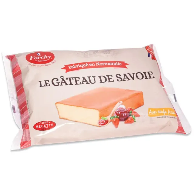 Forchy Gâteau de Savoie pan di Spagna rettangolare da farcire