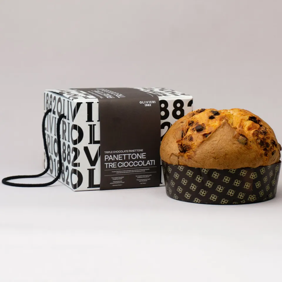 Olivieri 1882 Panettone Triplo Cioccolato 1 kg