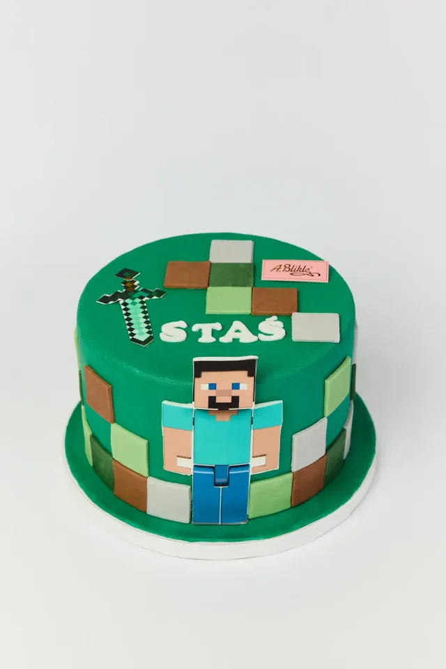Blikle Minecraft 177 torta bambini 12 porzioni artigianale