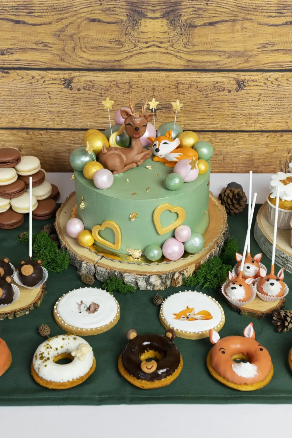 Blikle Lesne Urodziny Sweet Table Bosco 71 Pezzi
