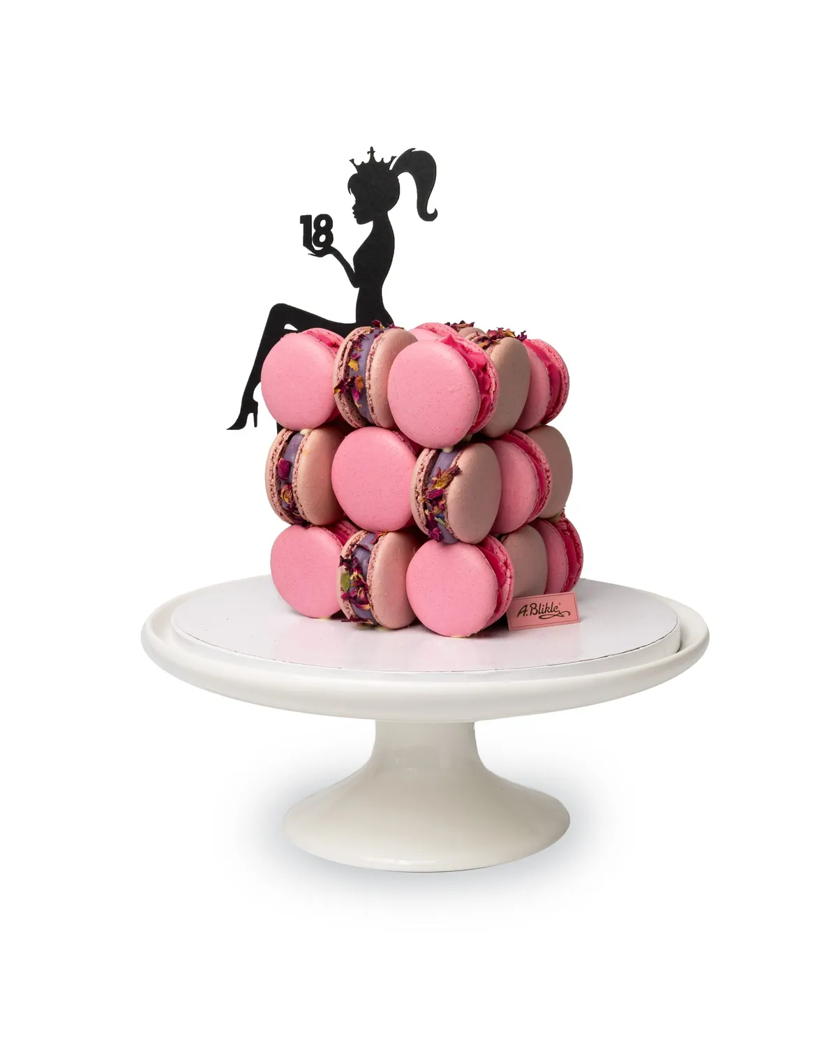 Blikle 18 Anni torta di macarons al lampone