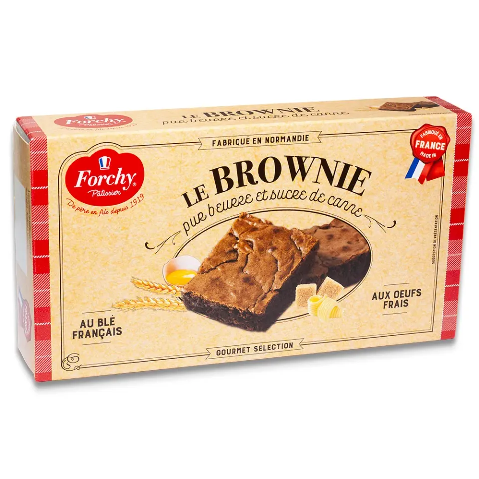 Forchy Brownie Pur Beurre burro e zucchero canna