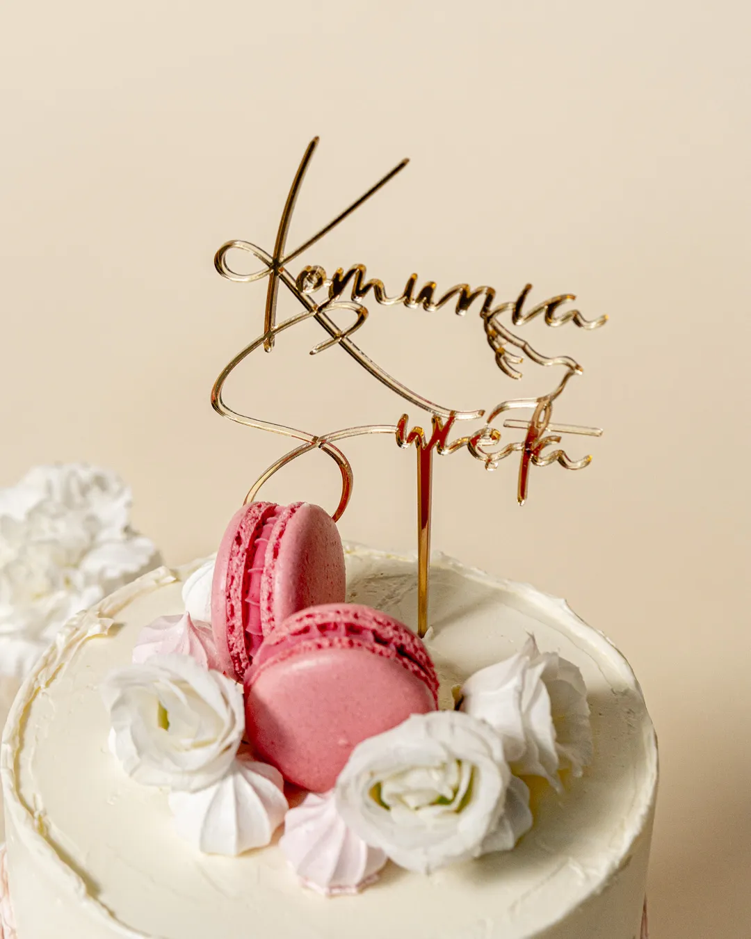 Blikle Tort Różowa Elegancja 11 torta rosa con fiori 10 porzioni