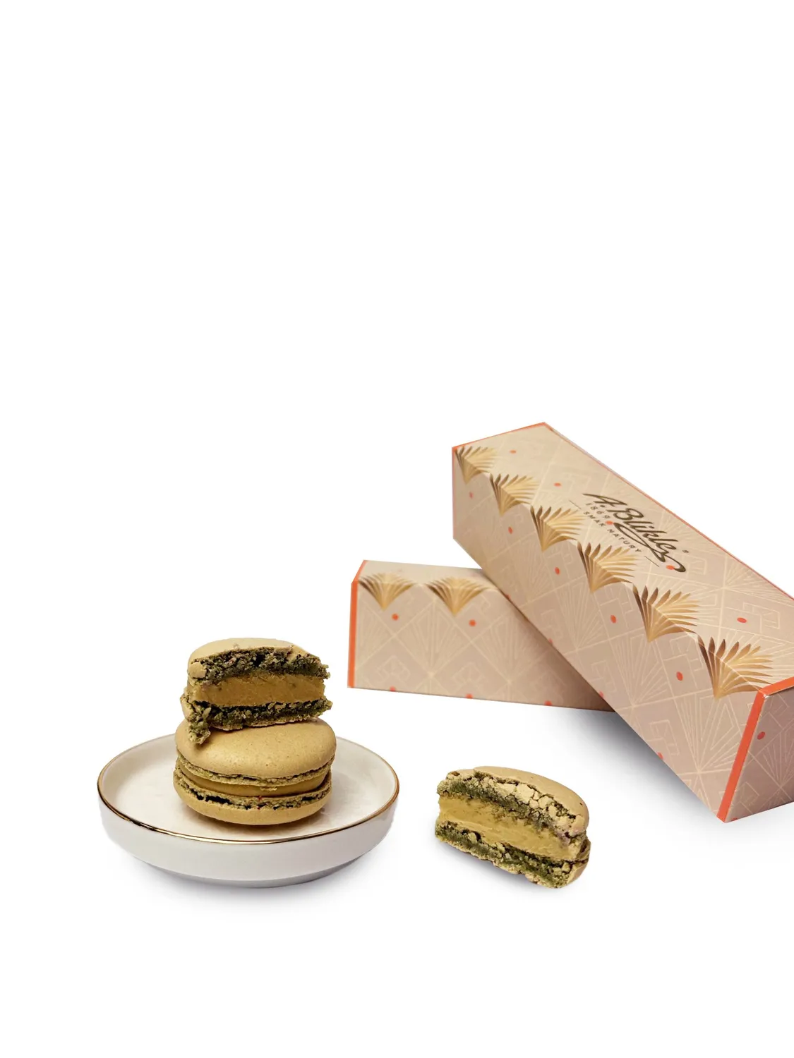 Blikle Macaron pistacchio pasticcino mandorle singolo