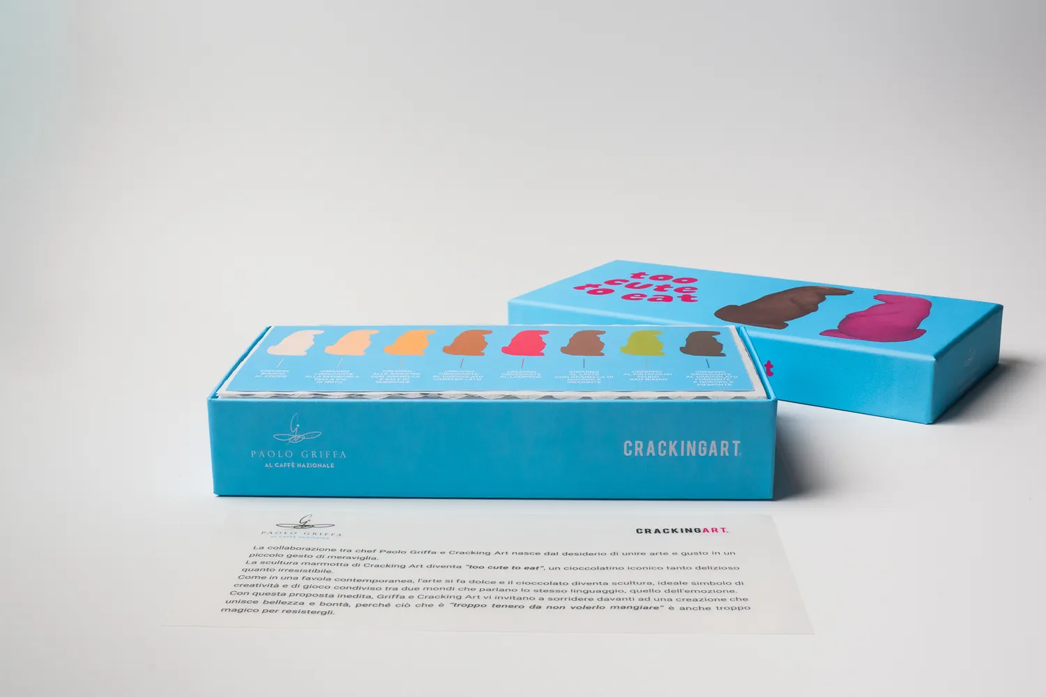Paolo Griffa Too Cute To Eat marmotte cioccolatini 16 pz