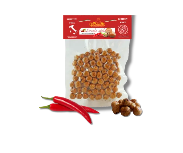Golosalba Nocciole Piemonte IGP peperoncino sottovuoto 200g