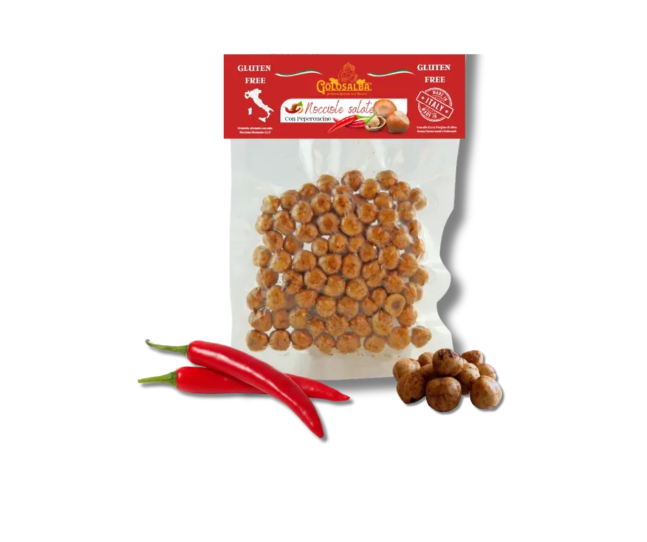 Golosalba Piemonte IGP nocciole peperoncino 100 g