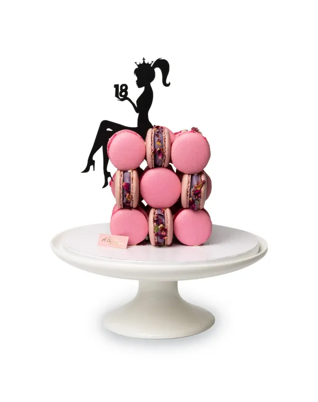 Blikle 18 Anni torta di macarons al lampone