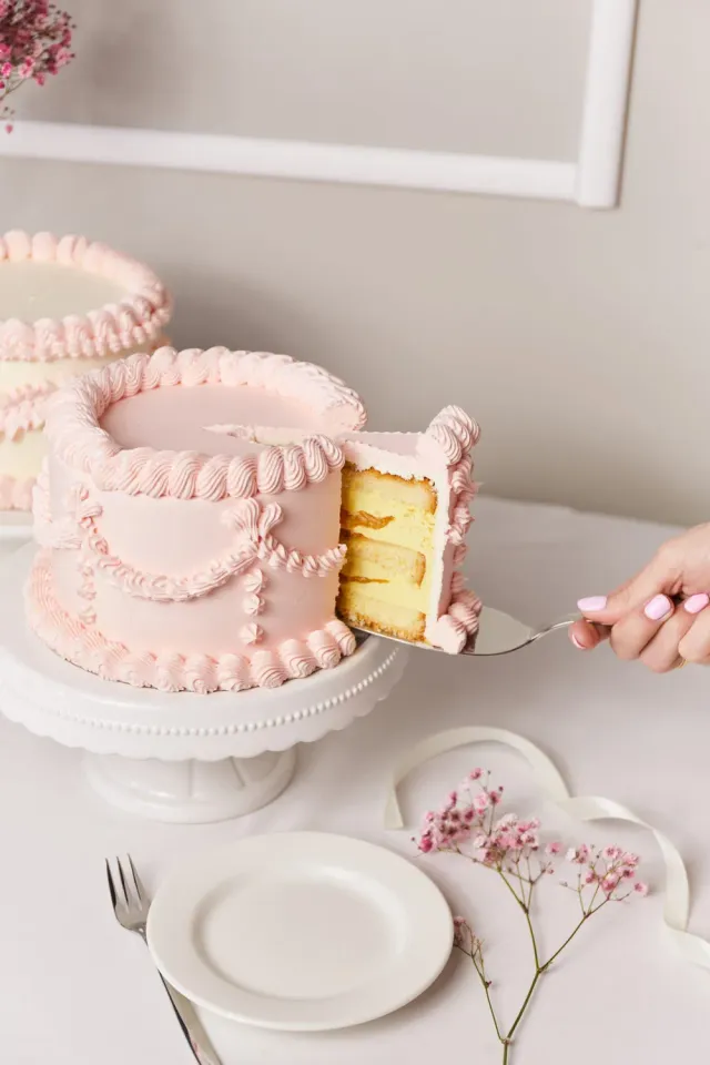 Blikle 220 torta vintage crema rosa 12 porzioni elegante