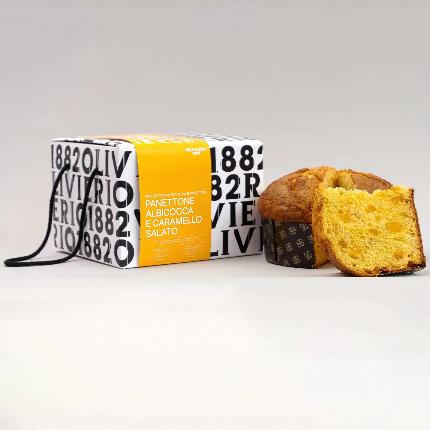 Olivieri 1882 Panettone Albicocca Caramello Salato 1 kg