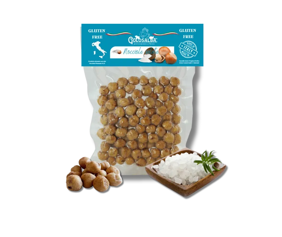 Golosalba Nocciole Piemonte IGP Tostate Salate 200 g Sottovuoto