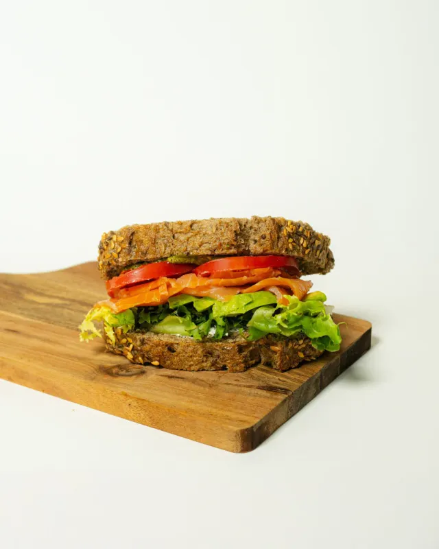 Blikle Kanapka panino salmone formaggio cremoso