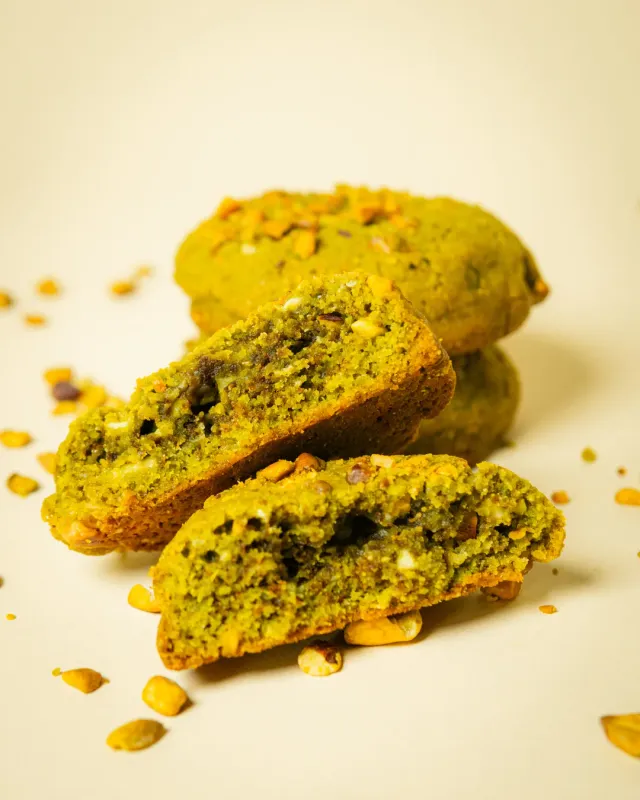 Blikle Matcha Cookie biscotto tè verde e arachidi