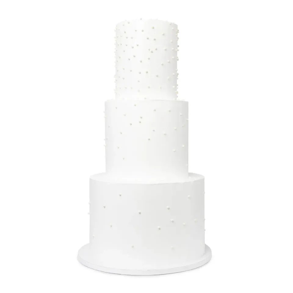 Blikle torta minimalista perle matrimonio 60 porzioni