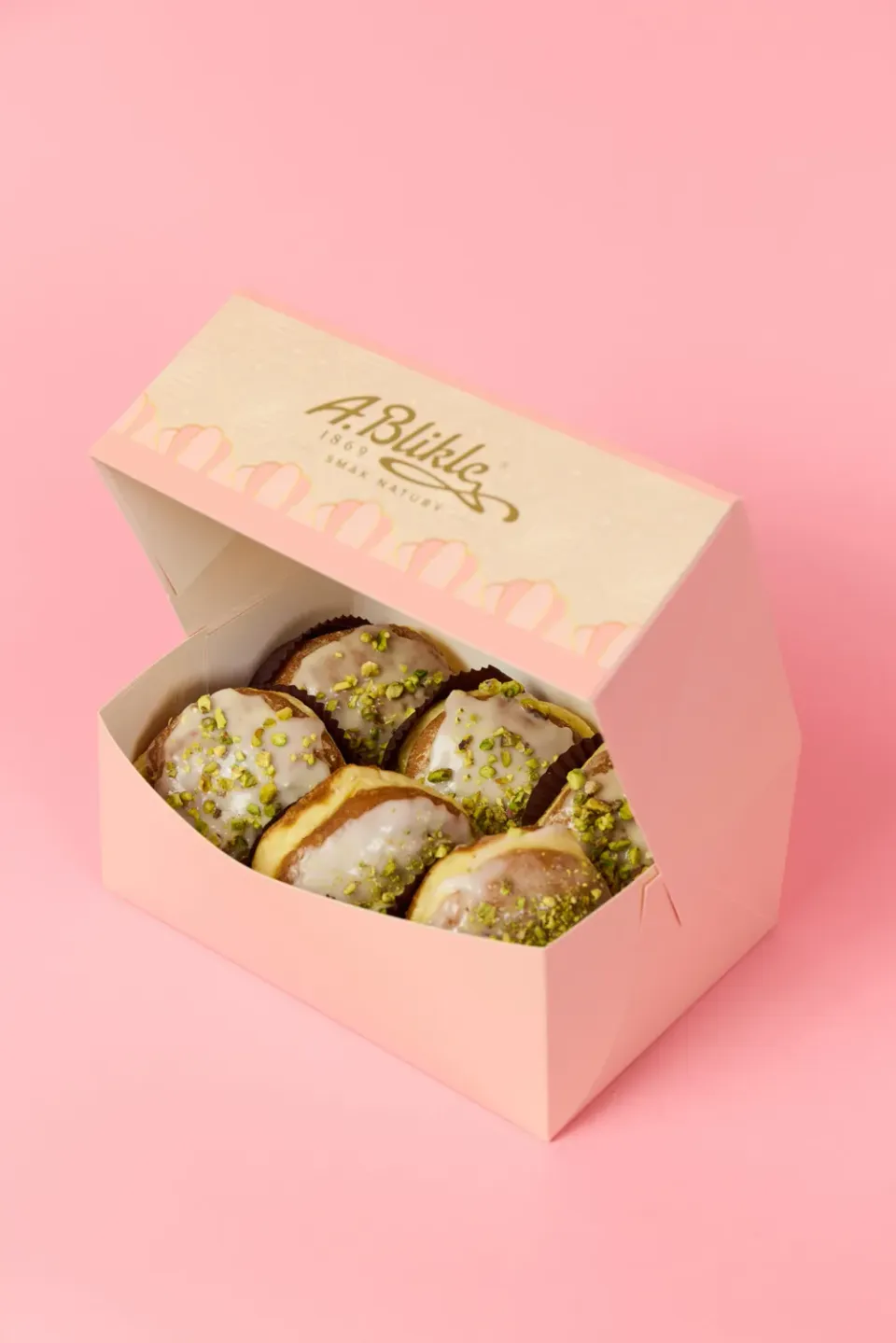 Blikle bomboloni pistacchio set assortito fragranza giorno