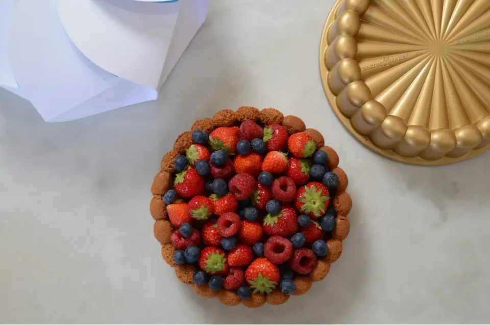 Paolo Griffa al Caffè Nazionale Torta Tè Jasmine bergamotto