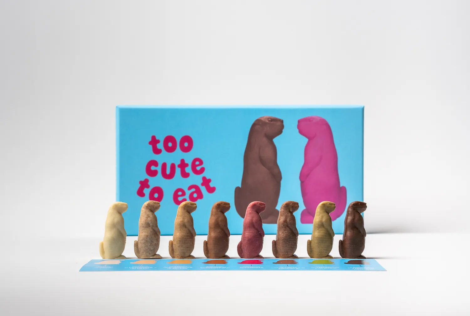 Paolo Griffa Too Cute To Eat marmotte cioccolatini 16 pz