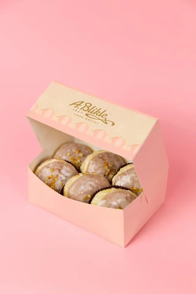 Blikle Rosa bombolone lievitato box 6 pz marmellata