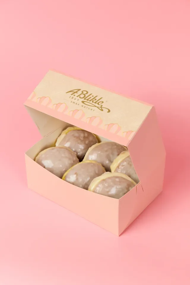 Blikle Pączki prugna ciambelle ripiene 6 pezzi acidule