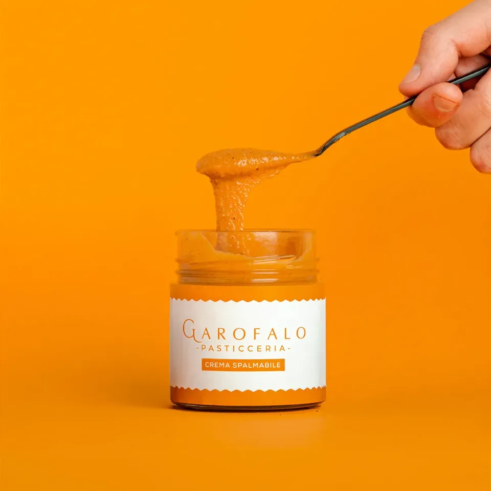 Pasticceria Garofalo Pralinato alle Nocciole crema spalmabile 50% nocciole